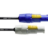 Cordial CFCA 5 FCB tok priključni kabel [1x powercon moški konektor - 1x powercon moški konektor] 5.00 m modra\, bela, (20429755) | Shoptok.si