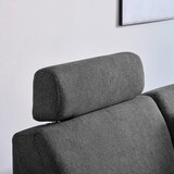 XORA sedežna garnitura, tkanina siva | Shoptok.si