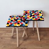 Hanah home 2Shp276 - multicolor multicolor nesting table (2 pieces) | ePonuda.com