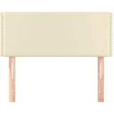  Posteljno vzglavje krem 100x5x78/88 cm umetno usnje, (20735871) | Shoptok.si