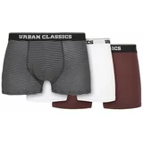 UC Men Bio Boxer Shorts 3-Pack Mini Stripe Aop+White+Cherry