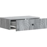 Stolna montirana na zid Siva sonoma 59 x 34 5 x 17 cm | shoptok.hr