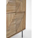 BIZZOTTO Omarica iz masivnega manga v naravni barvi 92x110x40 cm Darsey – | Shoptok.si