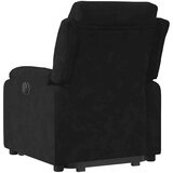 vidaXL Električni naslonjač na podizanje crni baršunasti | shoptok.hr