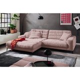 Pure Home Lifestyle SEDEŽNA GARNITURA, rebrasti žamet roza | Shoptok.si