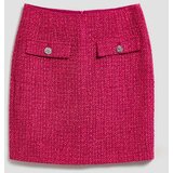 Marisse Pink Tweed Skirt | shoptok.hr
