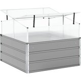  Sadilica Svijetlo siva 100 x 100 x 77 cm Cinkani čelik | Eponuda.com