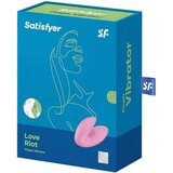 Satisfyer Love Riot - vodoodporen vibrator za prste, ki ga je mogoče ponovno napolniti (roza) | Shoptok.si