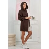 Kesi Insulated two-tone sweatshirt brown + beige melange | shoptok.hr