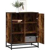 vidaXL Komoda dimljeni hrast 62x35x76 cm konstruirano drvo | shoptok.hr