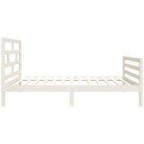  Okvir za krevet masivno drvo bijeli 90x190 cm 3FT jednokrevetni | shoptok.hr