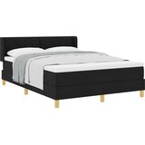  Krevet s opruga kutije s uzglavljem Crna 200 x 160 cm tkanina | shoptok.hr