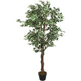 vidaXL Umeten fikus 1260 listov 200 cm zelen | Shoptok.si