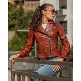 La Force Fashion ženska mario zenetti kožna jakna magdalena - narandžasta | Eponuda.com