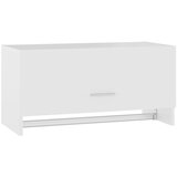 Furnova Garderobna omara bela 70x32,5x35 cm iverna plošča, (21930412) | Shoptok.si