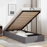  Otomanski okvir kreveta bez madraca sivi 90x200 cm umjetne kože | shoptok.hr