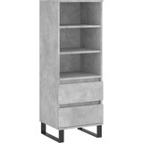  The Living Store Visoka omara betonsko siva 40x36x110 cm inženirski les - Visoka Omarica, (21454743) | Shoptok.si
