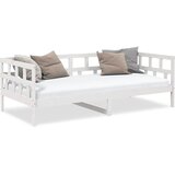  Dnevni ležaj bijeli od masivne borovine 90 x 200 cm | shoptok.hr