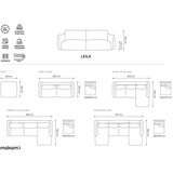 Makamii Plava sklopiva sofa 230 cm Leila – | shoptok.hr