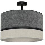  Duolla - Plafonski luster DOUBLE 1xE27/15W/230V, prečnik 40 cm, siva | Eponuda.com