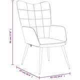  Stol za sproščanje vinsko rdeče blago, (20957506) | Shoptok.si