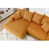 Bobochic Paris Oker žuta baršunasti kutna garnitura Enjoy – | shoptok.hr