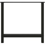  Noge za blagovaonski stol Crne 2 kom 70 x (72-73) cm Čelik | shoptok.hr