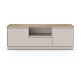 Marckeric Bež TV komoda u dekoru hrasta 161x55x40 cm Loreta – | shoptok.hr