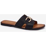EVENTO Women's Flat Sandals With Decorative Detail Black Amiresna | shoptok.hr