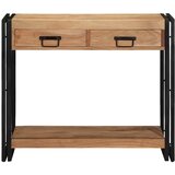  Konzolna stolica Smeđa 90 x 33 x 75 cm Čvrsto drvo akacije | shoptok.hr