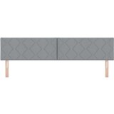  Naslon za glavu Diamond Blocks dizajn svjetlosiva 200 cm tkanina | shoptok.hr