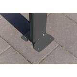 WESTMANN aluminijska nadstrešnica za automobile s okruglim lukom Stockholm 17 m2 (3x6 m) | BRANDED IN GERMANY | shoptok.hr