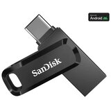 San Disk USB C & USB disk 512GB Ultra Dual GO, 3.1/3.0, b do 150 MB/s, črn (SDDDC3-512G-G46) | Shoptok.si