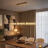  LED Visilica na sajli ELIANA LED/34W/230V zlatna Slike
