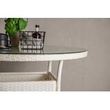 Venture Home Volta okrugli vrtni blagovaonski stol ⌀90 cm, bijeli | shoptok.hr