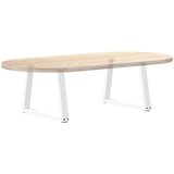  Noge za klub stolić V-oblika 2 kom Bijele 50 x (42-43,3) cm Čelik | shoptok.hr