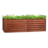 Blumfeldt Rust Grow, povišeni cvjetnjak, vrtni cvjetnjak, pocinčani čelik, hrđava završna obrada | shoptok.hr