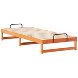  Krevetna konstrukcija Smeđa 90 x 220 cm Čvrsto borovo drvo | shoptok.hr