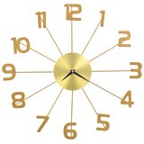  Zidni sat metalni 50 cm zlatni | shoptok.hr