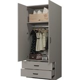 Hanah home ormar u sivoj boji yaman luna 1600 043 | ePonuda.com