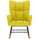  Stolica za ljuljanje svijetložuta od tkanine | Eponuda.com