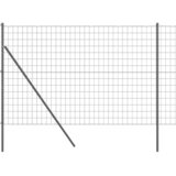 Euro ograda Siva 1.5 x 10 m Željezo prekriveno PVC-om | shoptok.hr