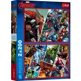 Puzzle 2 x 200 kosov - Marvel Avengers - 1 k. Cene