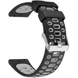 INF Zamenjava/Kompatibilni del – Huawei 22mm silikonski pašček dvobarven Black+Grey, (5000264425) | Shoptok.si