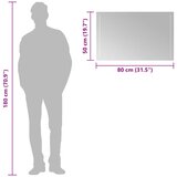  LED kupaonsko ogledalo 80x50 cm | shoptok.hr