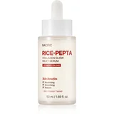 Rice + Pepta Collagen Glow Milky Serum posvetlitveni serum za obraz z vlažilnim učinkom 50 ml