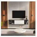 Hanah home tv polica teo floating anthracite white | ePonuda.com