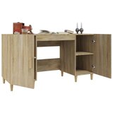  Radni stol boja hrasta sonome 140x50x75 cm konstruirano drvo | shoptok.hr