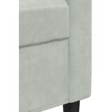  3-dijelni set sofa s jastucima svjetlosivi baršunasti | shoptok.hr