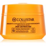Collistar Smart Sun Protection Supertanning Concentrate Unguent SPF 10 koncentrirana mast za sunčanje SPF 10 150 ml Cijene